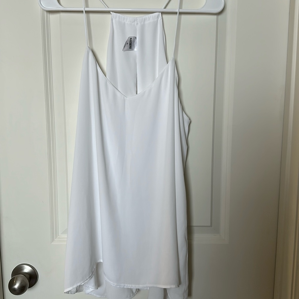 Express white cami L